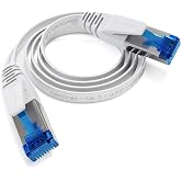 KabelDirekt &ndash; LAN kablosu d&uuml;z 10Gbit/s &ndash; 0,25m | CAT7 kablo, 10Gbit/s, &ouml;zellikle esnek ve kurulum kablosu olarak uygun, maksi