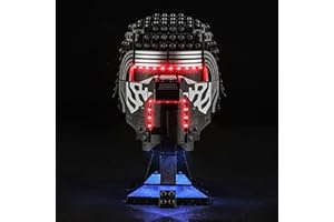 BRIKSMAX Kit de iluminación LED para Lego Star Wars Casco de Kylo REN - Compatible con Lego 75415 Building Blocks Model- No incluir el Conjunto de Lego