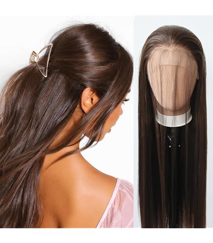 Parrucche Emmor Ombre in pizzo rosa t-part parrucc... – Grandado