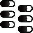 Webcam Cover, 6 Pack Ultra Thin Design Web Camera Cover Slide for Laptop, PC, Macbook, iMac, Computer, iPad, Smartphone, Protect Your Privacy and Security