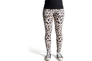 cosey - Leggings Coloridos Impresos (Talla única) - Design Estampado de Leopardo