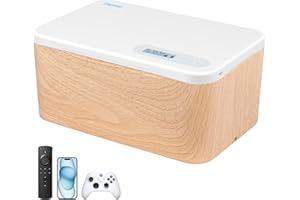 Upgrade Safe Timed Lock Box, Dayear Phone Lock Box with Timer, Lockable Storage Box for Phones,Video Games,Social Media,Snacks/Time Locking Container/Self-Control(Woodgrain)