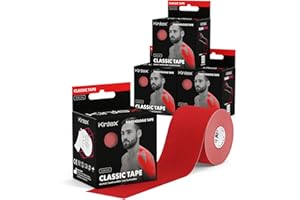 ‎KINTEX Kintex Unisex – Erwachsene 4 Rollen Kinesiologie Classic 5cm x5m, Physio, Therapie-Tape