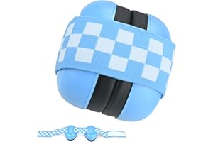 TWIRUSH Baby Ear Defenders, Noise Cancelling Headphones Protectors for 0 to 18 Months Toddlers Baby, Soft Adjustable Headband Sound Cancelling Kids Ear Defenders, Prevent Hearing Damage & Improve Sleep