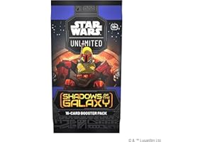 FANTASY FLIGHT GAMES Asmodee - FFG - Star Wars: Unlimited Shadows of The Galaxy - Booster de 16 Cartes - Jeu de Cartes à Collectionner - Jeu de société - pour Adultes et Enfants, dès 12 Ans, 2 Joueurs - Version Anglaise