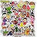 Produktbild 50 Aufkleber Pack – Kinder Geschenke Lion King, Tom & Jerry, Spongebob, Pokemon, Super Mario, Scooby Doo – Beste für Laptop Macbook Skateboard Snowboard Gepäck Koffer iPhone Car Bike Bumper Sticker Bomb Pack – Cartoon Vintage Retro Pop Art Graffiti Super Cool Aufkleber Aufkleber Pack