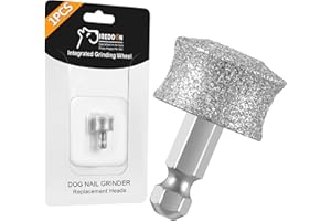 IREDOON Cabezal de Repuesto para Amoladora de uñas para Perros Casfuy y la mayoría de Marcas, Altamente eficiente, Seguro y Duradero (1 Unidad)