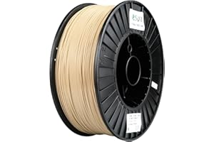 eSUN PLA+ Filament 1.75mm, Renforcé Ténacité Imprimante 3D Filament PLA Plus, Précision Dimensionnelle +/- 0.03mm, 3KG Bobine (6.6 LBS) Filament d'impression 3D pour Imprimante 3D, Blanc d'Os