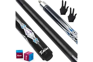 Kmise Pool-Queue-Stick-Set – 147 cm Pool-Queues, 45-600 ml, kanadischer Ahorn, professionelle Billard-Queues, Pool-Sticks für Erwachsene, mehrere Farben, Pool-Stick für Bar, Haus, Pooltische, Sport