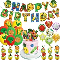 Kreatwow Fruit First Birthday High Chair Banner - Sweet One Summer Fruit Theme Decor For Girls - View #7