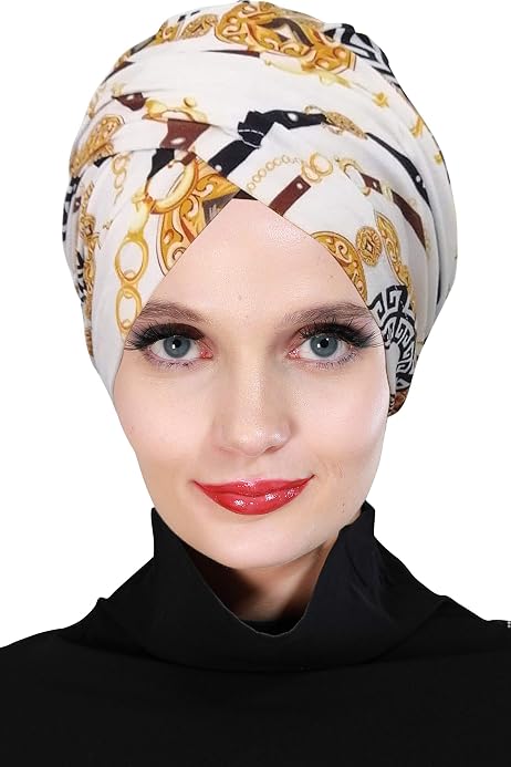 Instant Turban Cotton Scarf Head Wrap 