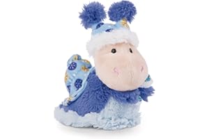 NICI Cuddly Snail Sille 17cm Blue Standing - Sustainable Soft Toy Made of Soft Plush, Cute Soft Toy to Cuddle and Play With, for Children & Adults, Great Gift Idea