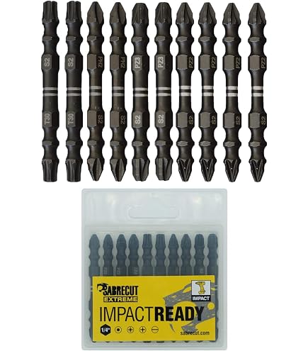 5 Embouts Vis POZI – 50 Mm – Pour Vissage Rapide Et Efficace