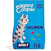 Edgard and Cooper Dry Cat Food Grain Free Adult Salmon 2kg - Natural, Fresh Meat for indoor or outdoor cats, Junk free, Healt