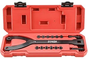 ATPEAM Kit di 15 chiavi a perno variabili regolabili per ventole e frizione, con perni a chiave variabile