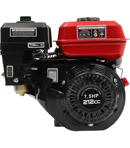 Motore A Benzina 7.5 HP 210cc 4 Tempi - Raffreddato Ad Aria, Avviamento A Fune/elettrico, Per Generatori, Go-kart, Attrezzi
