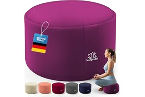 Body & Mind® Yoga Kuddar Meditation Kuddar Golv Sittdyna för meditation och yoga; tvättbart överdrag och andningsbar premiumfyllning; 19 cm sitthöjd