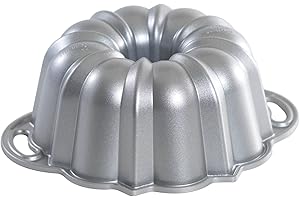 Nordic Ware 51237 Rocznica 6-Cup Bundt Pan Srebrny