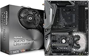 Asrock X470 TAICHI ULTIMATE 90 MXB7H0 A0UAYZ Board Black