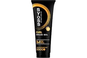 ‎SYOSS Syoss Curl Cream Gel (250 ml), Anti-Frizz Locken Gel für perfekt definierte Locken & Wellen ohne sichtbare Rückstände, Locken Creme mit Vitamin-Komplex für eine gestärkte Haarstruktur