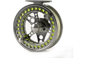 ANGLER DREAM EX-ALC Fly Reel 3/4 5/6 7/8 9/10WT CNC Machined Aluminium Fly Fishing Reels Silver / Gunsmoke Fly Reels