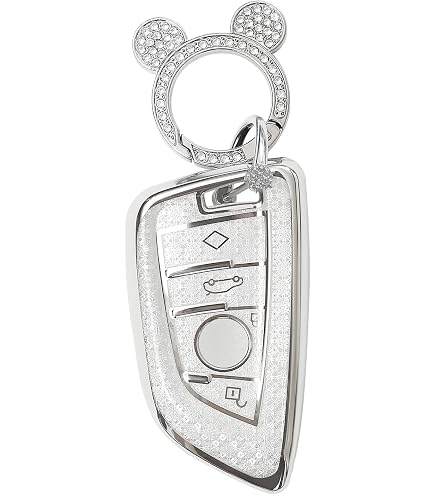KEYLESS Carcasa Suave De Carbono Funda Protectora Llave Del Coche Sin Llave Compatible Con BMW X5 F15 X6 F16 2 F45 F46 X1 F48 X3 G01 X4 G02