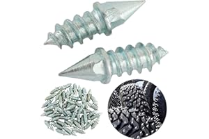 JIAKALAMO 50 Stück Reifenbolzenschrauben, rutschfeste Schraube, Reifenschneeketten, Reifenspikes, Autoreifenbolzenschraube für Schneemobil, Traktor, Motorrad, Fahrräder