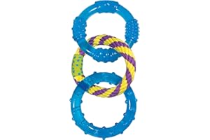 Petstages Jouet à Anneaux pour Chien Orka Dental Links - hygiène Dentaire/à mâcher