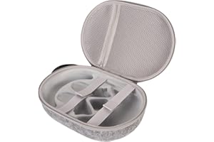 DPOFIRS Twardy futerał do Przenoszenia VR EVA Przenośny futerał Ochronny o Dużej Pojemności do Zestawu Słuchawkowego Meta Quest3 VR