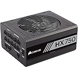 Corsair HX Series HX750 750 W 80 Plus Platinum Full Modular 1 x 135 mm Fan ATX Power Supply Unit - Black