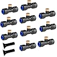 HOMENOTE 10 Pack Brass Misting Nozzles for Outdoor Cooling System