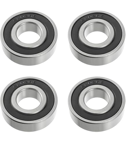 Lot De 2 Roulements à Billes Yuniper 6902 2RS – 15x28x7 Mm, Noirs, Graisse Spéciale Brune, Neufs