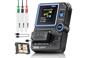 Jadeshay Transistor Tester Multifunctional, Component Tester ESR Meter for LCR MOS PNP NPN ESR Electronic Component Test