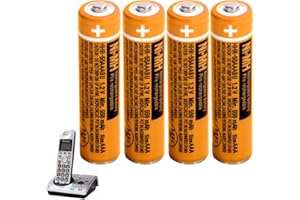 PINGJU NI-MH AAA Rechargeable Battery 1.2V 550mah 4-Pack AAA rechargeable Batteries for Panasonic BT Gigaset Cordless Phones