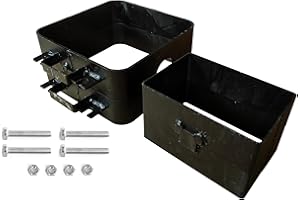 ‎LSMIITTH LSMIITTH 2-teiliges Sandgussform-Rahmen-Set, 25,4 x 25,4 x 12,7 cm, extra große Sandgussform und 20,3 x 13,9 x 12,9 cm, Schmuck-Metallguss-Werkzeuge für Delfter Ton und Petrobond