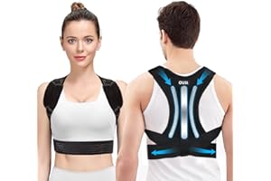 OUSI Rücken Geradehalter Rückenstützgürtel Haltungskorrektur Damen: Rückengurt Für Gerade Haltung Herren korrektur Gurt - Korrektur von Rundrücken Verbesserung der Sitzhaltung (S)