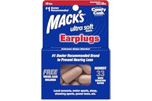 MACK'S Macks Safesound Ultra Bouchons d'oreille en mousse souple