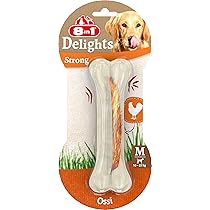 8in1 Osso Di Pollo Per Cani Medi - Con Pelle Di Manzo E Petto Di Pollo - 1 Pezzo - Snack Masticabile - Foto 2
