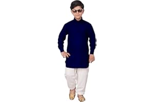 kacery Boy's Kid's Indian Cotton Kurta Pajama Pathani Salwar BK260