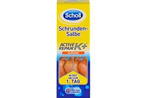 Scholl Scholl Round Salva Active Repair K+ mot hudskador på grova, torra och spruckna hälar – med 25% urea och keratin – fungerar från den första dagen – 1 x 60 ml fotkräm