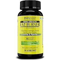 Zivapure Max Fat Burner & Weight Loss Supplement for Men and Women with Garcinia Cambogia, L Carnitine, Green Tea…
