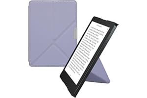 kwmobile Custodia Pieghevole Origami Compatibile con Kobo Aura Edition 2 Cover - Cover Magnetica Pelle PU eReader con Stand - Lavanda