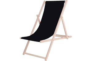 SPRINGOS Chaise Longue, DIY, Bois, Dimensions: 58 x 92 x 62 cm, Bain de Soleil, Pliable, Chaise de Relaxation, Chaise Longue de Jardin, Salon de Jardin