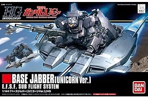 BANDAI SPIRITS BANDAI HGUC Mobile Suit Gundam UC Base Jabber (Unicorn Ver.) 1:144 Modello in plastica codificato a colori