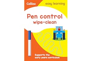Pen Control Age 3-5 Wipe Clean Activity Book: Ideal for home learning (Collins Easy Learning Preschool)