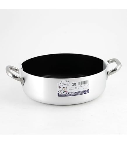 Pentola Agnelli ALSA104G20 Shark Skin, Casseruola Alta Antiaderente 20 Cm, Made In Italy - Foto 10