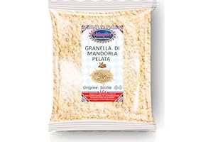 HOME LINE Valsapori - GRANELLA DI MANDORLE TRITATE (1 Kg) - Mandorle Americane Croccanti, Naturali - Perfetta per Decorazioni e Ricette