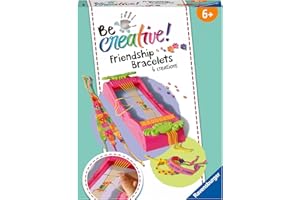 Ravensburger - Be Creative Midi | Kit Pulseras de la Amistad | Manualidades Niña 6 Años o Más | Regalos para Niñas de 6 Años | Kit Pulseras para hacer Niña | 6 Creaciones
