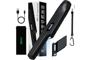 Hazlewolke Pinpointer Metal Detector Ricaricabile - Impermeabile Mano Pin Pointer Metal con One-key Di Eliminazione di Interferenza, Superhet-Tec Metal Detector Portatile Accessori per Adulti Bambini