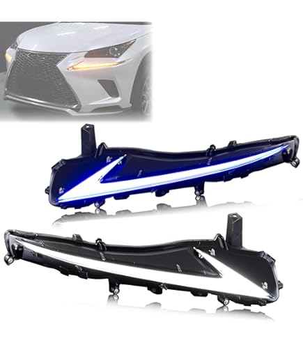 JDM Tri-Projector High Power LED Fog Light Kit For 17-20 Lexus IS (Non - Foto 2